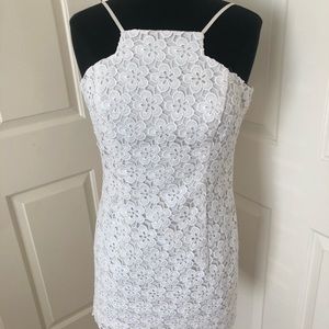 Lilly Pulitzer white daisy lace dress